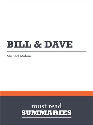 cover image of Bill and Dave - Michael Malone